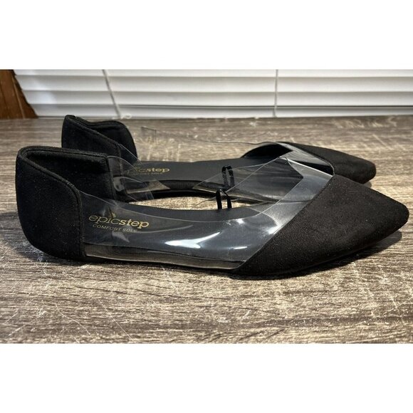 Pointed Toe Flats in Nude by epicstep, Size 9 - Picture 2 of 8